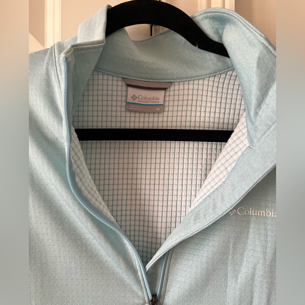 NWT Columbia Park View grid half zip pullover - Picture 5 of 7